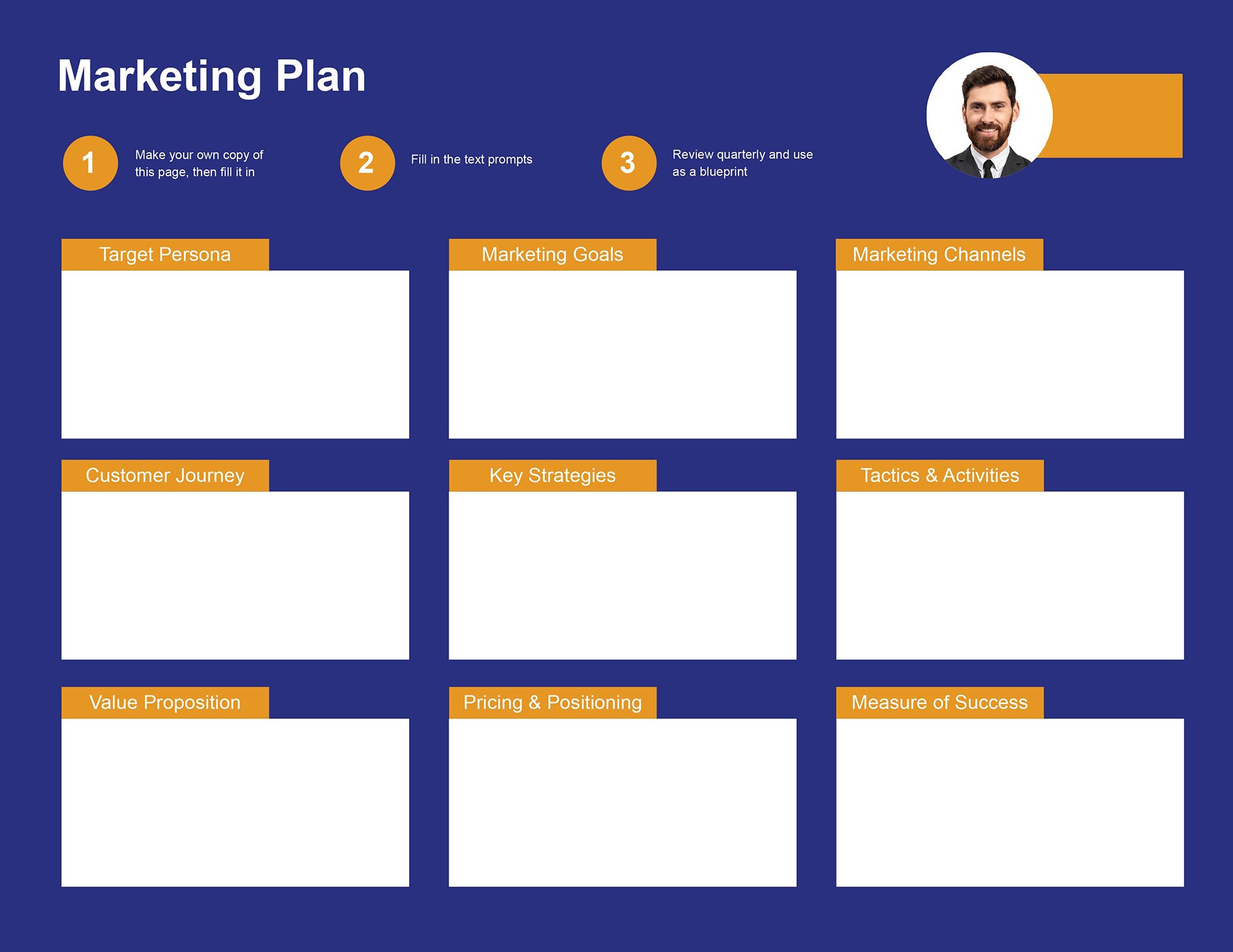 1 Page Marketing Plan Image
