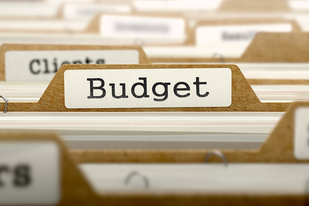 Budget Concept. Word on Folder Register of Card Index. Selective Focus.-2